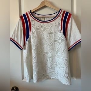 We The Free eyelet Tee Shirt